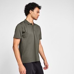 LESCON 25S-1297-25N ERKEK KISA KOL POLO TİŞÖRT - HAKİ - M