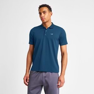 LESCON 25S-1297-25N ERKEK KISA KOL POLO TİŞÖRT - KOZMİK SAFİR - L