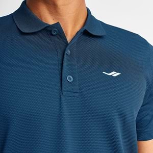 LESCON 25S-1297-25N ERKEK KISA KOL POLO TİŞÖRT - KOZMİK SAFİR - L
