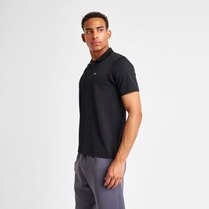LESCON 25S-1297-25N ERKEK KISA KOL POLO TİŞÖRT - SİYAH - M