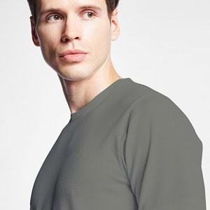 LESCON 25S-1298-25N ERKEK KISA KOL TİŞÖRT - HAKİ - L