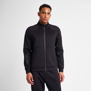 LESCON 25N-1138 ERKEK FERMUARLI SWEATSHİRT - SİYAH - L