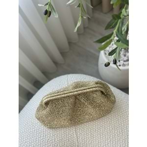 blancaston Simli İp El Örgüsü Clutch Çanta