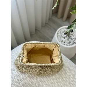 blancaston Simli İp El Örgüsü Clutch Çanta