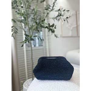 blancaston Hasır El Örgüsü Clutch Çanta