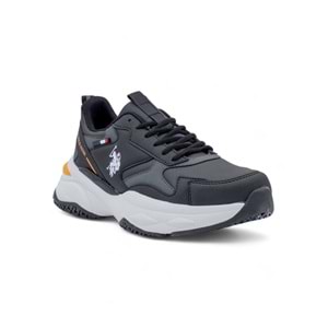 U.S. POLO ASSN. SOLIDAR 5PR ERKEK SNEAKER - SİYAH - 40