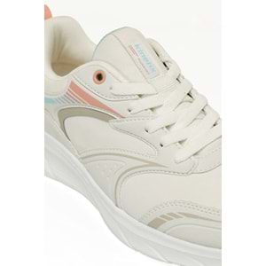 KİNETİX QUICK RUN PU W 5PR KADIN KOŞU AYAKKABISI - EKRU - 40