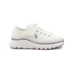 U.S. POLO ASSN. KENTA JR 5PR KIZ ÇOCUK SNEAKER - BEYAZ - 31