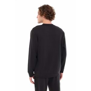LUMBERJACK ML UROS 16ITL817 5PR ERKEK SWEATSHİRT - SİYAH - L