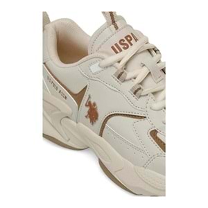 U.S. POLO ASSN. ISABELLA 5PR UNİSEX SNEAKER - BEJ - 40