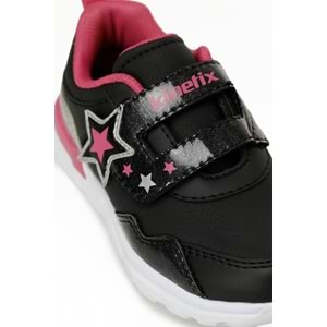 KİNETİX ROLLA PU P 5PR KIZ ÇOCUK SPOR AYAKKABI - SİYAH - 30