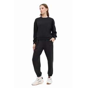 LUMBERJACK WL 16ROYAL-K 5PR KADIN SWEATSHİRT - SİYAH - M