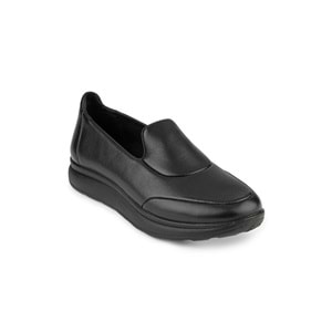 Muya Kaped 6 Nokta Anatomik Taban Topuk Dikeni Hakiki Deri Kadın Ayakkabı - Siyah - 40