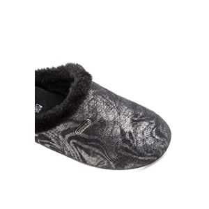 Muya Jariri Anatomik Taban Kadın Ev Terliği - Siyah - 40