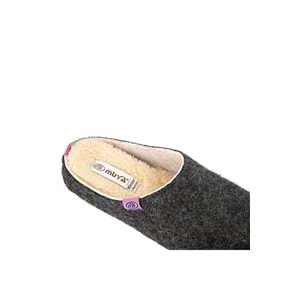 Muya İontas Anatomik Taban Kadın Ev Terliği - Füme - 40