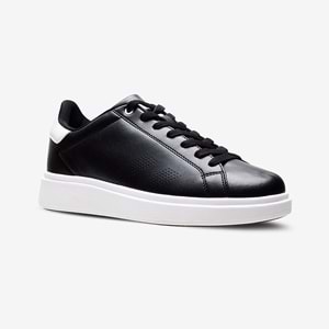 LESCON LOYAL 2 ERKEK SNEAKER SPOR AYAKKABI - SİYAH-BEYAZ - 40
