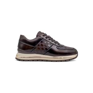 VOYAGER M157 ERKEK HAKİKİ DERİ SNEAKER AYAKKABI - TABA - 40