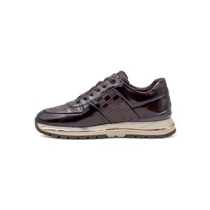 VOYAGER M157 ERKEK HAKİKİ DERİ SNEAKER AYAKKABI - TABA - 41