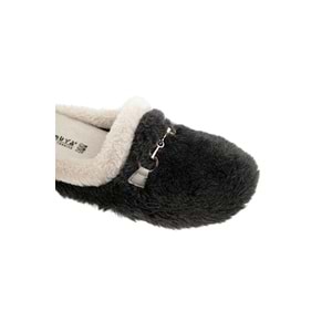 Muya Kraska Anatomik Taban Kadın Ev Terliği - Füme - 40