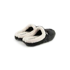 Muya Kraska Anatomik Taban Kadın Ev Terliği - Füme - 40