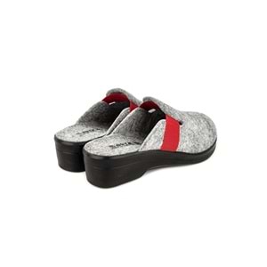 Muya Penny Anatomik Taban Kadın Ev Terliği - Gri - 40