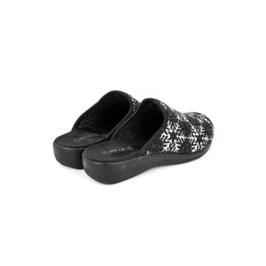 Muya Comma Anatomik Taban Kadın Ev Terliği - Siyah - 40