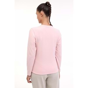 KİNETİX WB 7 BEYZA POLAR 5PR KADIN POLAR SWEATSHİRT - A.PEMBE - L
