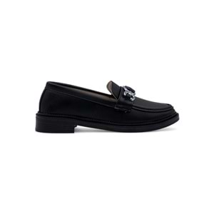 SU&NAZ TOKA DETAYLI KADIN LOAFER - SİYAH - 40