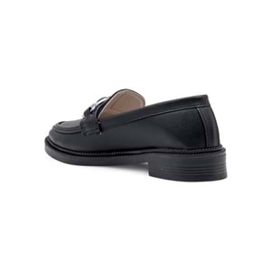 SU&NAZ TOKA DETAYLI KADIN LOAFER - SİYAH - 40