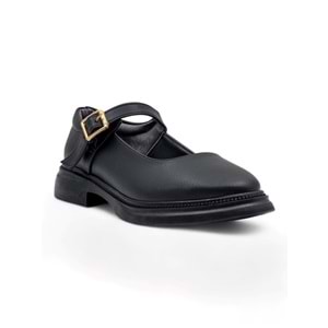SHOES 0466 OXFORD KADIN AYAKKABI - SİYAH - 36
