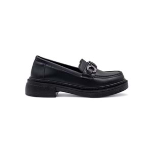 WISSENTE 1823 TOKA DETAYLI KADIN LOAFER - SİYAH - 36