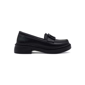 WISSENTE 1810 TOKA DETAYLI KADIN LOAFER - SİYAH - 39
