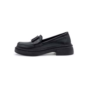 WISSENTE 1810 TOKA DETAYLI KADIN LOAFER - SİYAH - 39