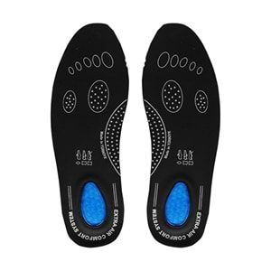 İzci Form Hakiki Deri Ortopedik İç Tabanlık Astar - SİYAH - 38-39