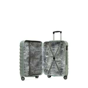 LUMBERJACK NEWYORK-0 ABS 5PR ORTA BOY VALİZ - A.YEŞİL - STD