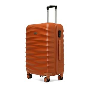 LUMBERJACK NEWYORK-0 ABS 5PR ORTA BOY VALİZ - KİREMİT - STD