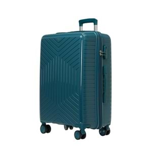 LUMBERJACK PARIS-B PP 5PR BÜYÜK BOY VALİZ - PETROL - STD