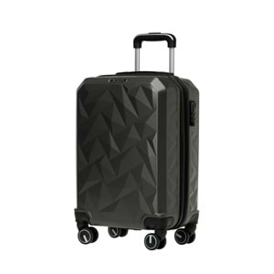 LUMBERJACK HEXAGON-B ABS 5PR BÜYÜK BOY VALİZ - ANTRASİT - STD