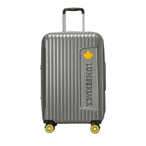 LUMBERJACK BERLIN-O ABS 5PR ORTA BOY VALİZ - GRİ - STD