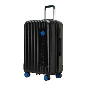 LUMBERJACK BERLIN-O ABS 5PR ORTA BOY VALİZ - SİYAH - STD