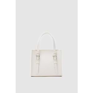 1060 Kadın Çapraz El ve Omuz Çantası - KREM