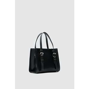 1060 Kadın Çapraz El ve Omuz Çantası - SİYAH