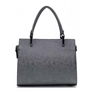 1100 Kadın Kutu El ve Omuz Çantası - FÜME