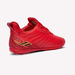 LESCON ARES 6 ÇOCUK HALI SAHA FUTBOL AYAKKABISI - KIRMIZI - 32