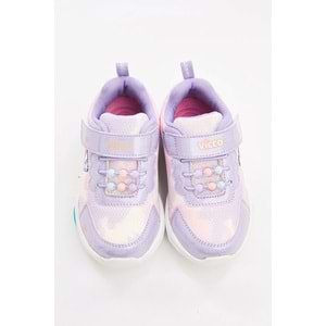 VİCCO GELATO IŞIKLI KIZ ÇOCUK SPOR AYAKKABI - LİLA - 30