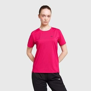 LESCON 26B-2003 KADIN KOŞU KISA KOL TİŞÖRT - FUŞYA - L