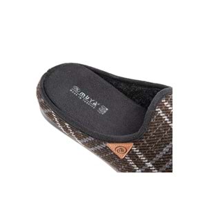 Muya Davis Anatomik Taban Erkek Ev Terliği - Siyah - 40