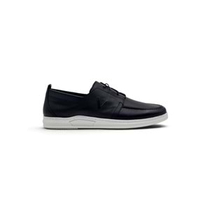 VOYAGER 5591 ERKEK HAKİKİ DERİ CASUAL AYAKKABI - SİYAH - 40