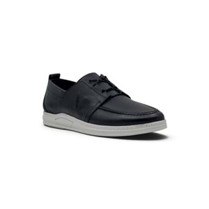 VOYAGER 5591 ERKEK HAKİKİ DERİ CASUAL AYAKKABI - SİYAH - 40