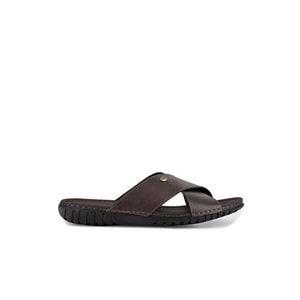 Muya Kejutan Anatomik Taban Dört Mevsim Erkek Terlik - Kahverengi - 40